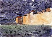 Paul Signac Rainstorm painting